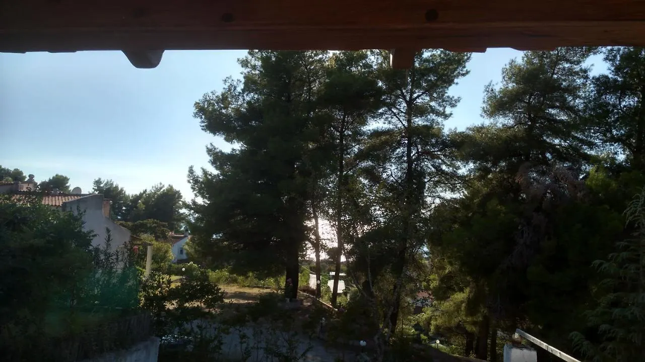 Nyaraló 2-Bed Maisonette In Pine Forest, 250M From Beach Between Skala Fourka And Siviri Villa Szkála Fúrkasz Görögország